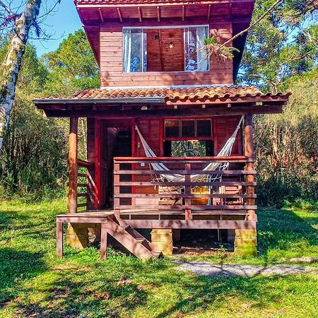 Cabana Na Floresta Rincao Do Fortaleza Cambara Bagian luar foto