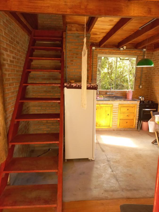 Cabana Na Floresta Rincao Do Fortaleza Cambara Bagian luar foto