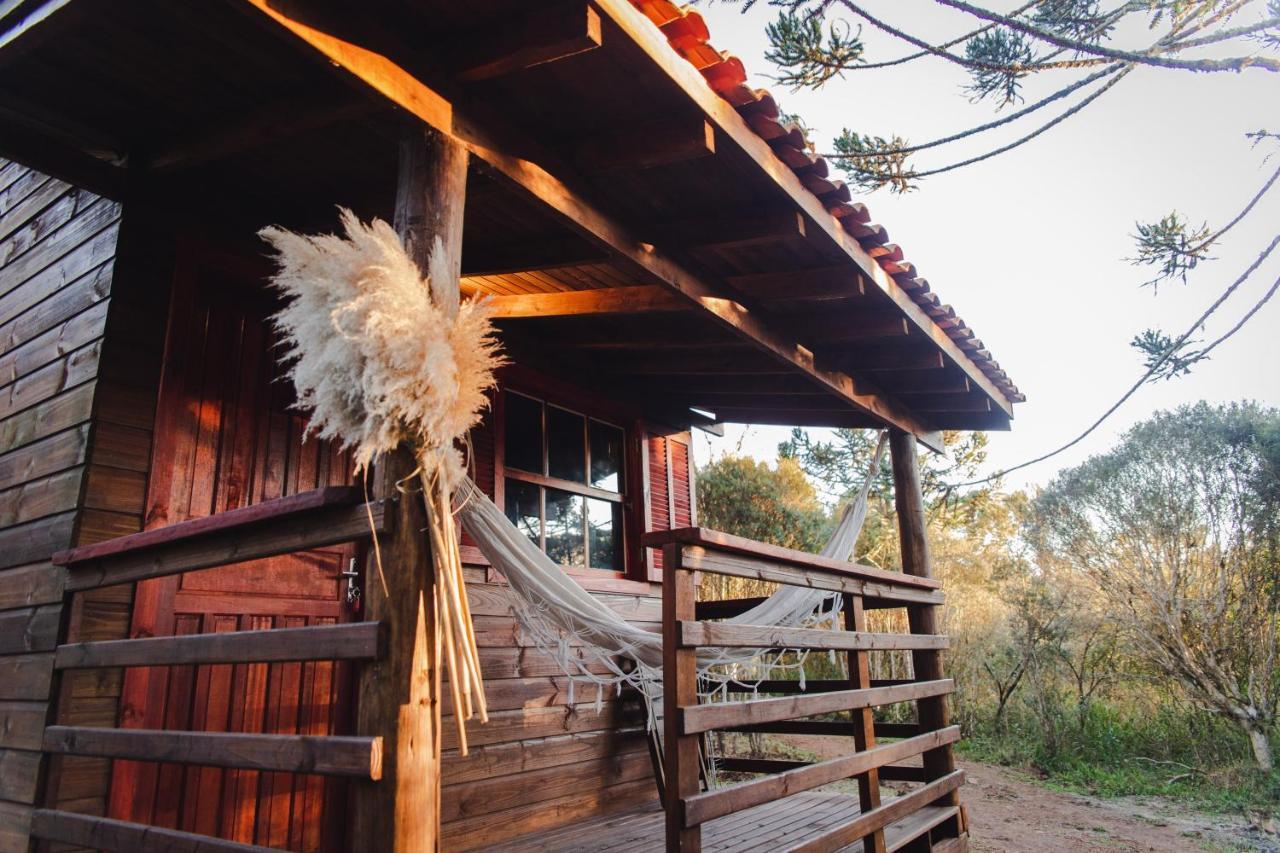 Cabana Na Floresta Rincao Do Fortaleza Cambara Bagian luar foto