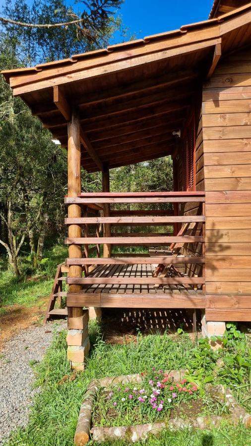 Cabana Na Floresta Rincao Do Fortaleza Cambara Bagian luar foto