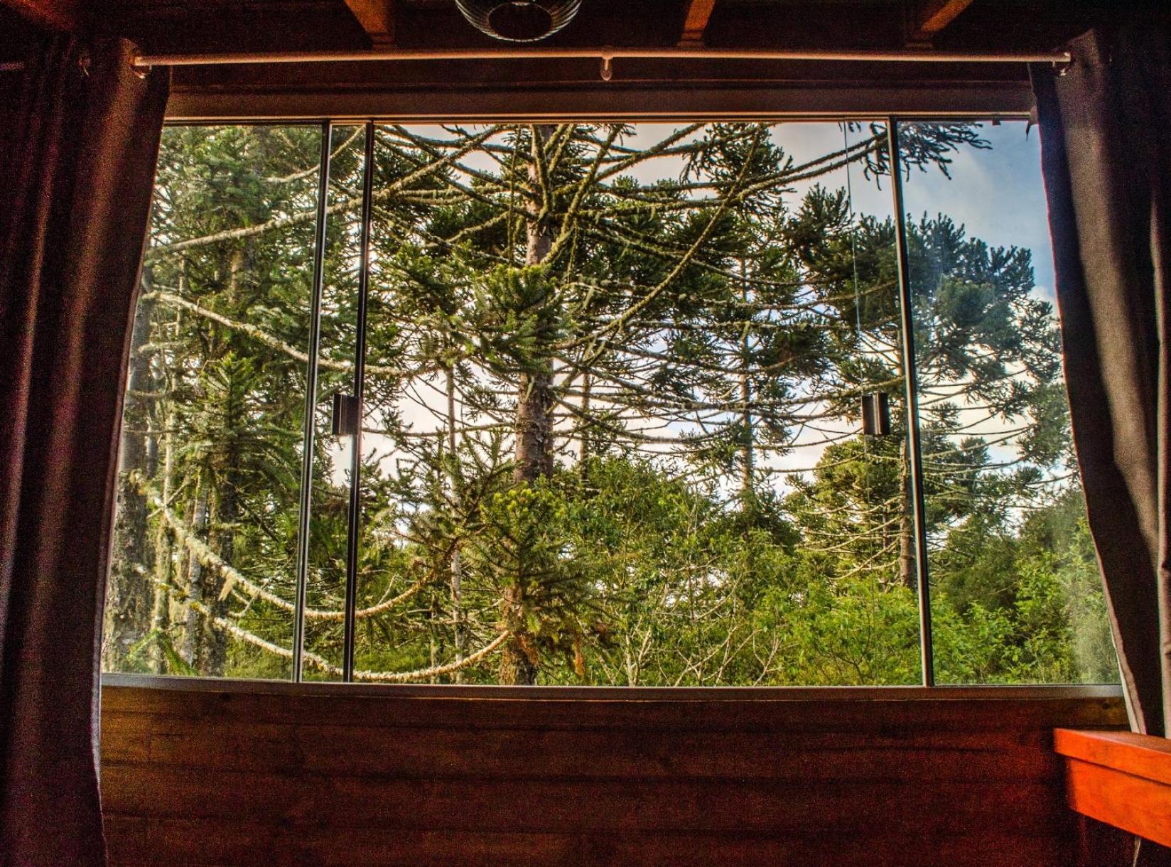 Cabana Na Floresta Rincao Do Fortaleza Cambara Bagian luar foto