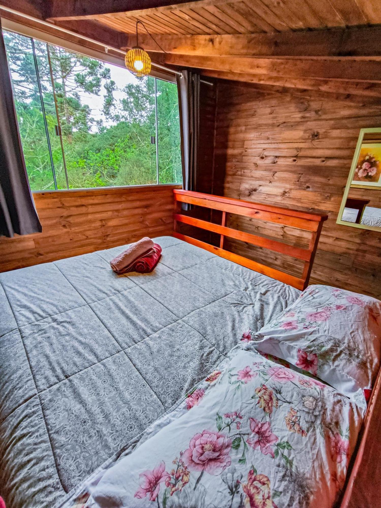 Cabana Na Floresta Rincao Do Fortaleza Cambara Bagian luar foto
