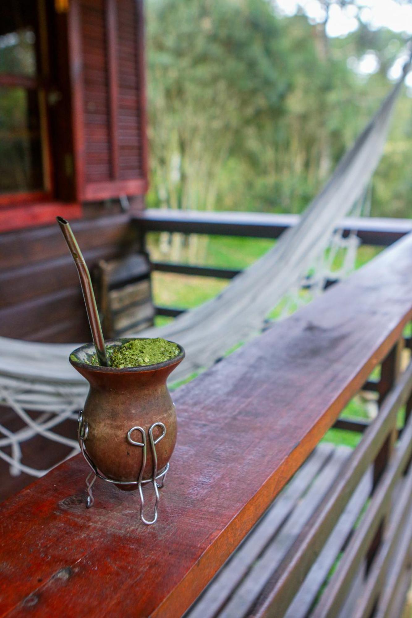Cabana Na Floresta Rincao Do Fortaleza Cambara Bagian luar foto