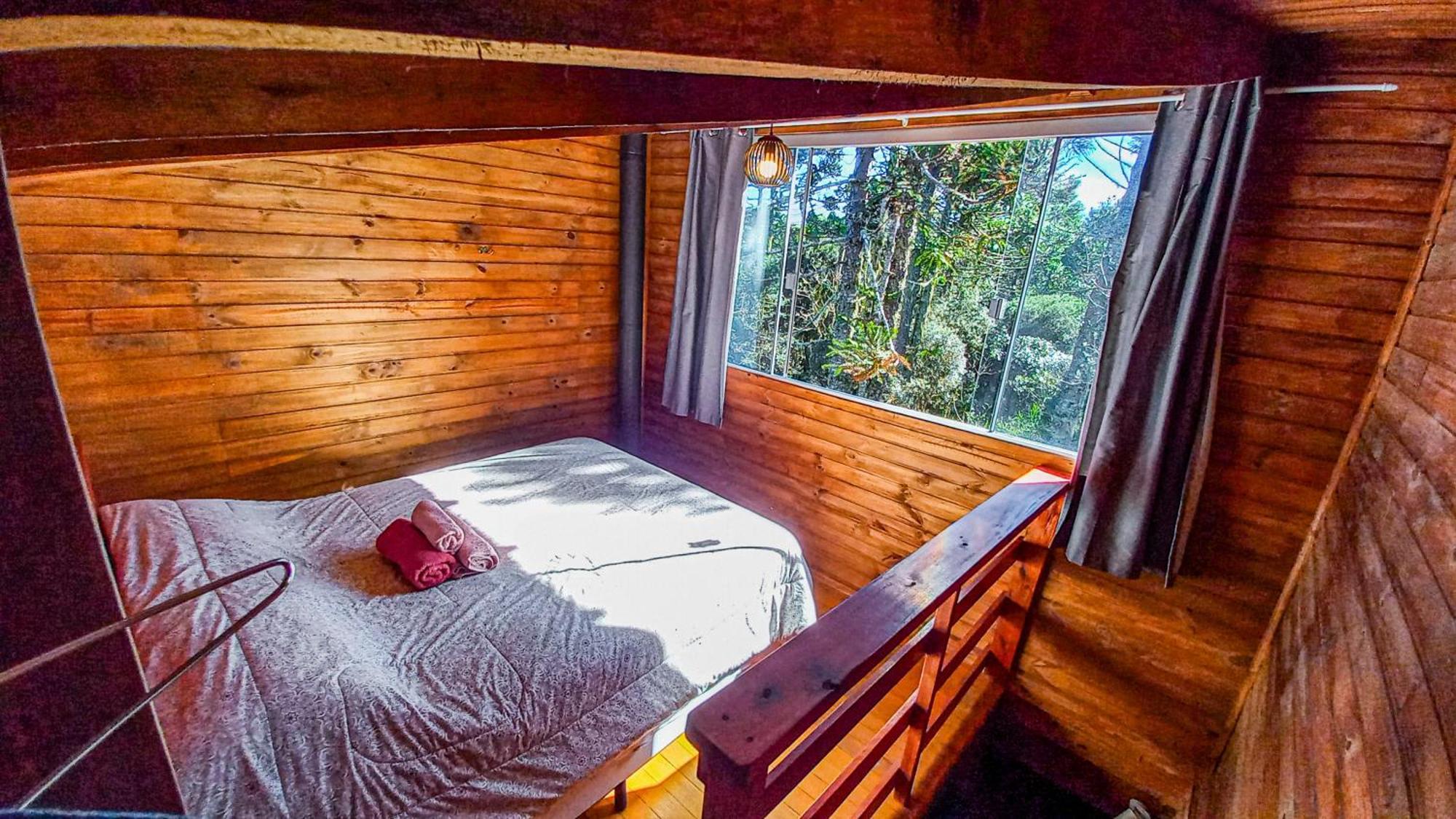 Cabana Na Floresta Rincao Do Fortaleza Cambara Bagian luar foto
